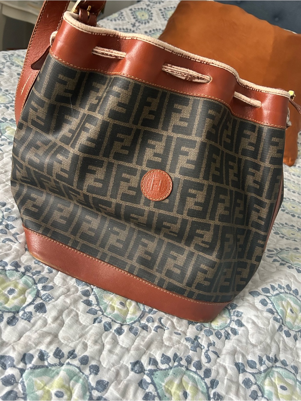Iconic Vintage medium Fendi bucket bag